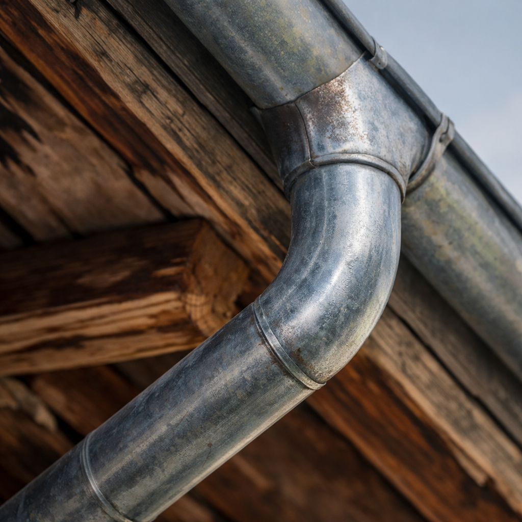 Seamless aluminum gutters