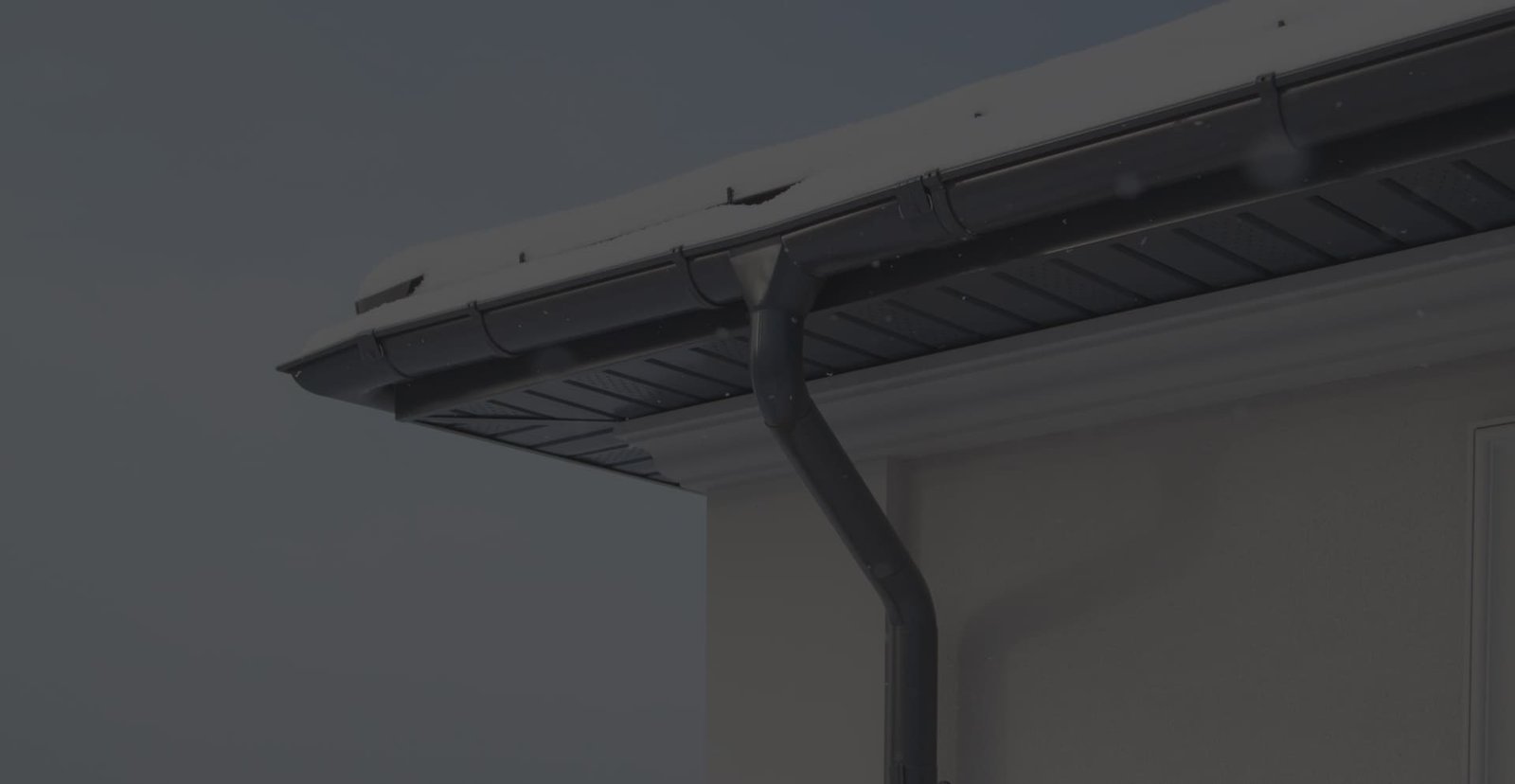 Zinc gutter installation